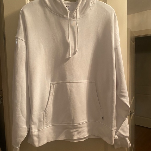 TNA Terry Fleece Boyfriend Hoodie - White - Picture 7 of 7